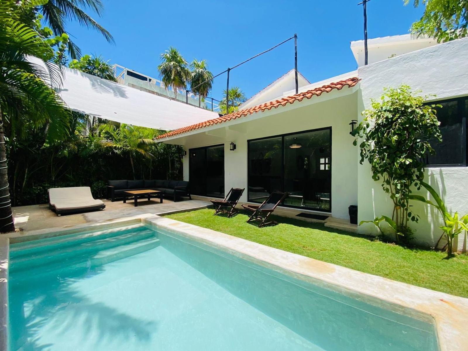 Villa Almendra Playacar 1 Playa del Carmen Bagian luar foto